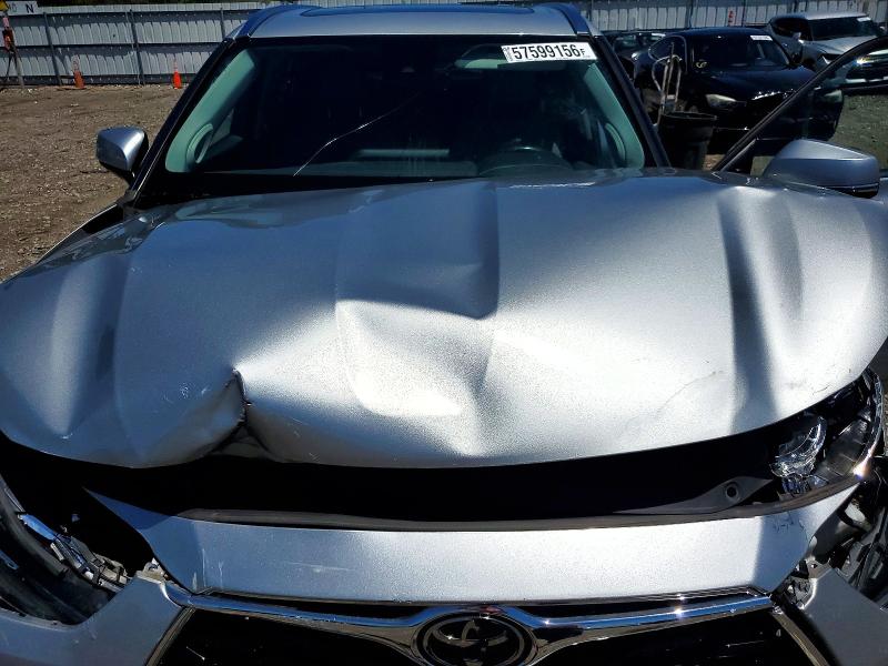 2021 Toyota Highlander მანქანა იყიდება აუქციონზე, vin: 5TDDZRBH0MS534035, აუქციონის ნომერი: 57599156