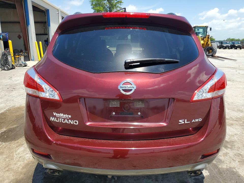 59125246 :رقم المزاد ، JN8AZ1MW7CW227528 vin ، 2012 Nissan Murano مزاد بيع