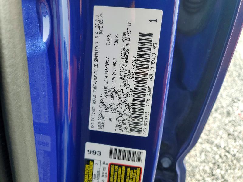 Продаж на аукціоні авто 2024 Toyota Tacoma, vin: 3TYLB5JN4RT024539, номер лоту: 59055016