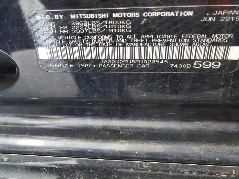 Продаж на аукціоні авто 2015 Mitsubishi Lancer, vin: JA32U2FU8FU023545, номер лоту: 56092526