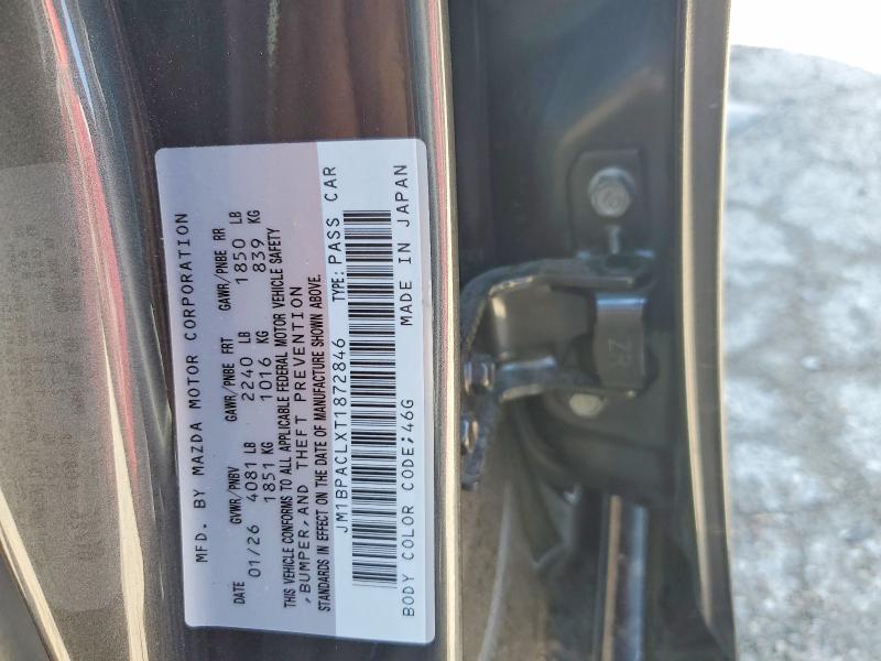 Продаж на аукціоні авто 2026 Mazda 3, vin: JM1BPACLXT1872846, номер лоту: 57020206