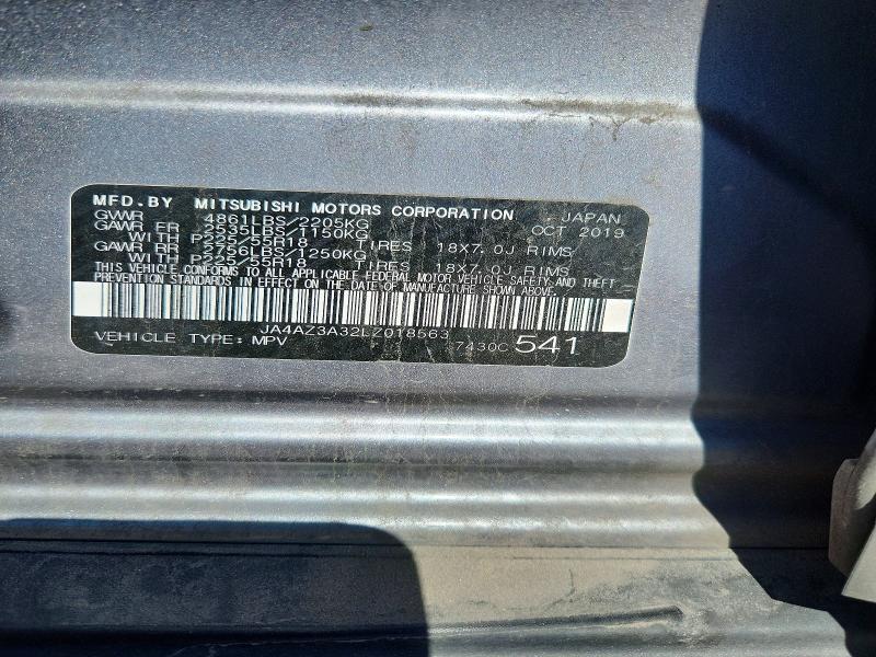 Продажа на аукционе авто 2020 Mitsubishi Outlander, vin: JA4AZ3A32LZ018563, номер лота: 56419336