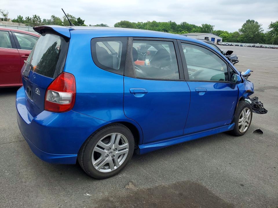 2008 Honda Fit მანქანა იყიდება აუქციონზე, vin: JHMGD37608S033710, აუქციონის ნომერი: 56300666