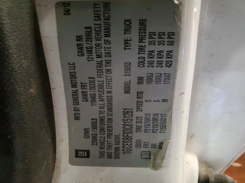 Продаж на аукціоні авто 2012 Chevrolet Colorado, vin: 1GCESBF93C8151261, номер лоту: 55823656