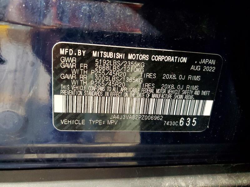 Aukcja sprzedaży 2023 Mitsubishi Outlander, vin: JA4J3VA82PZ006962, numer aukcji: 56413806