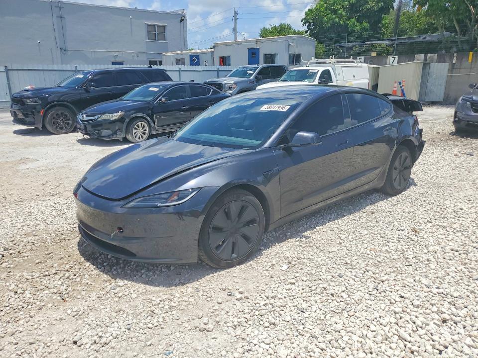 2025 Tesla Model 3 მანქანა იყიდება აუქციონზე, vin: 5YJ3E1EA4SF902306, აუქციონის ნომერი: 58947956