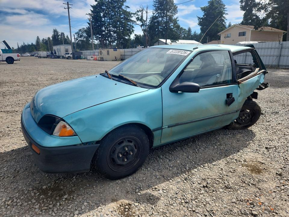 1992 Geo Metro მანქანა იყიდება აუქციონზე, vin: 2C1MR2462N6793220, აუქციონის ნომერი: 57220126