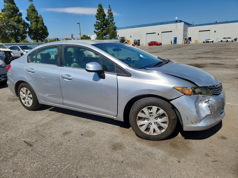 2012 Honda Civic მანქანა იყიდება აუქციონზე, vin: 2HGFB2F55CH334044, აუქციონის ნომერი: 58908456