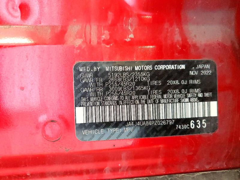 Продажа на аукционе авто 2023 Mitsubishi Outlander, vin: JA4J4UA84PZ026797, номер лота: 54544636