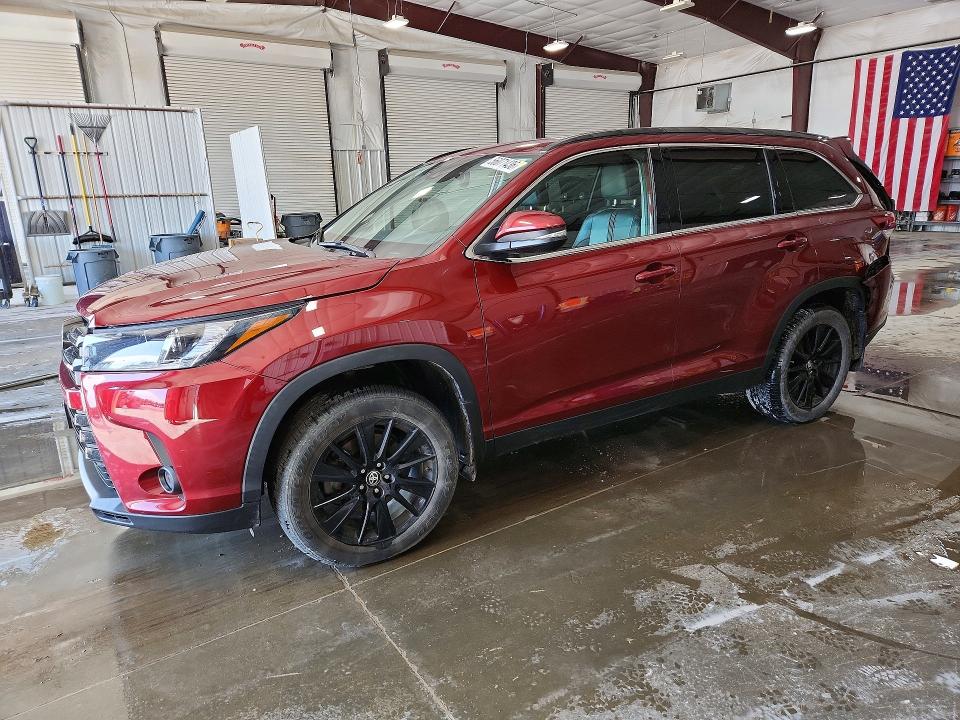 56071436 :رقم المزاد ، 5TDJZRFH9KS625623 vin ، 2019 Toyota Highlander مزاد بيع