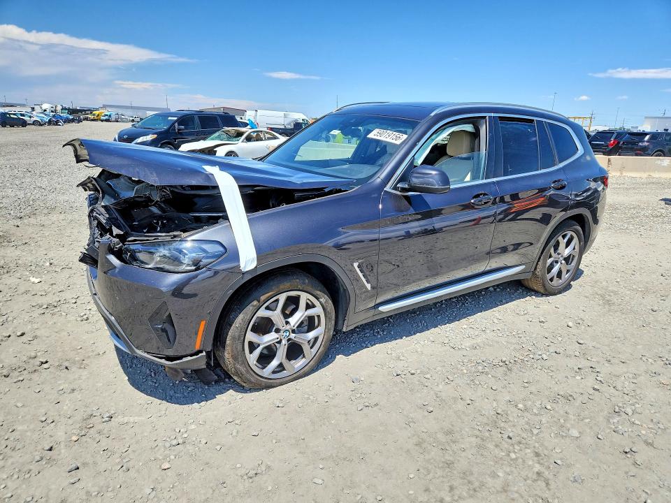 2022 Bmw X3 მანქანა იყიდება აუქციონზე, vin: 5UX43DP03N9N15341, აუქციონის ნომერი: 59019156