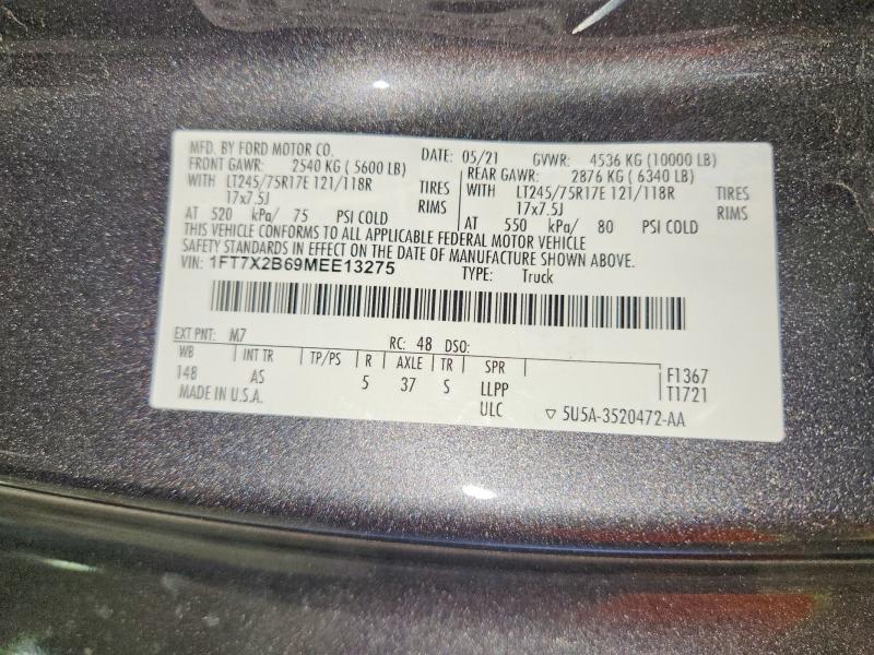 Продажа на аукционе авто 2021 Ford F250, vin: 1FT7X2B69MEE13275, номер лота: 56022886