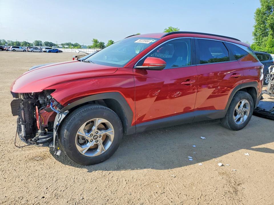 2022 Hyundai Tucson მანქანა იყიდება აუქციონზე, vin: KM8JBCAE3NU041423, აუქციონის ნომერი: 58228966