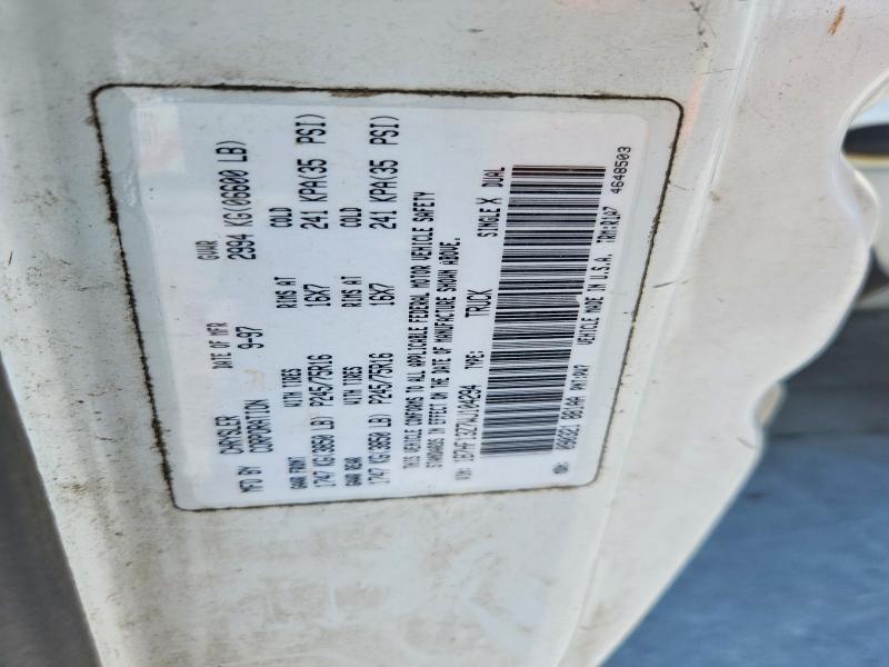 57017876 :رقم المزاد ، 1B7HF13Z7WJ104294 vin ، 1998 Dodge Ram 1500 مزاد بيع