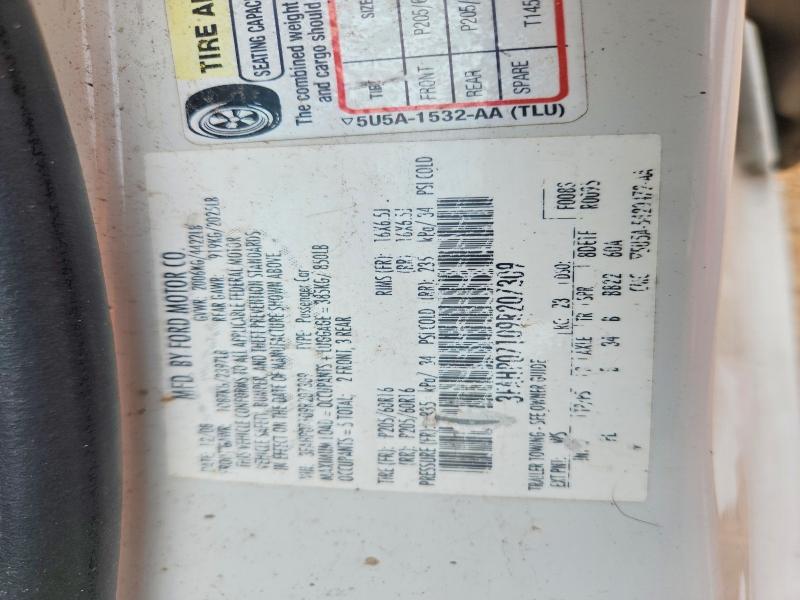 Продажа на аукционе авто 2009 Ford Fusion, vin: 3FAHP07109R207309, номер лота: 55619586