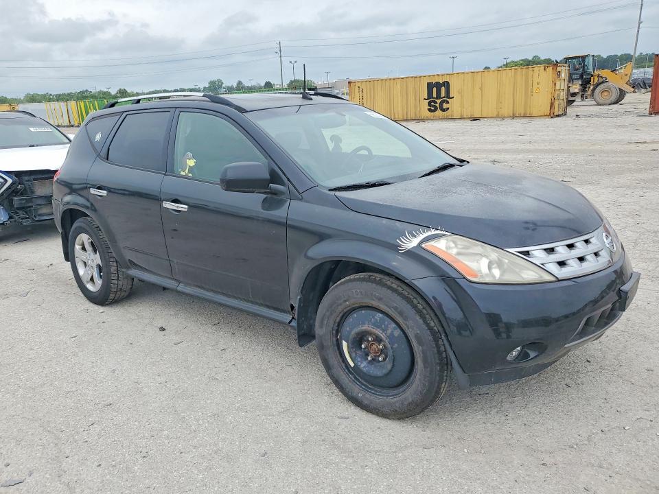 2004 Nissan Murano მანქანა იყიდება აუქციონზე, vin: JN8AZ08W34W304692, აუქციონის ნომერი: 56520036