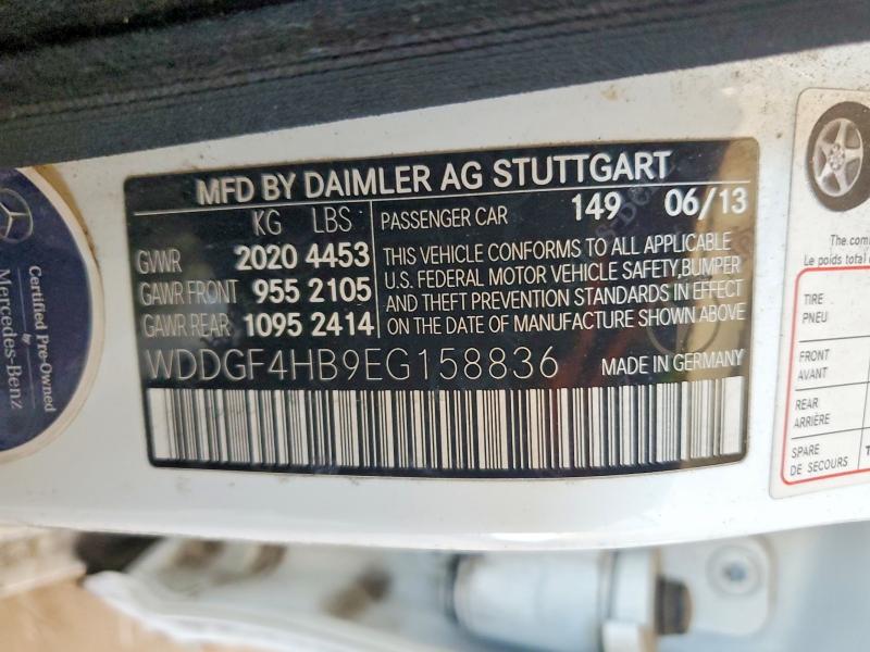 Продажа на аукционе авто 2014 Mercedes-benz C, vin: WDDGF4HB9EG158836, номер лота: 55417316