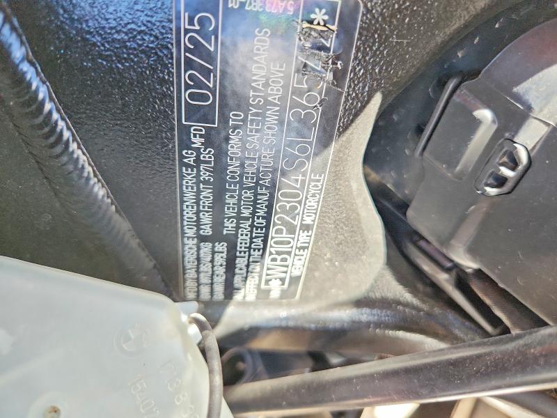 55620026 :رقم المزاد ، WB10P2304S6L36542 vin ، 2025 Bmw S 1000 مزاد بيع