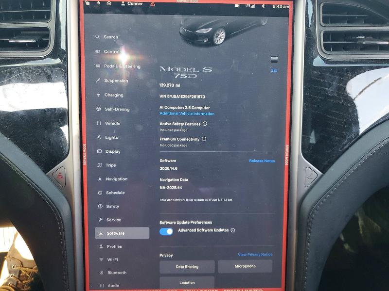 Продажа на аукционе авто 2018 Tesla Model S, vin: 5YJSA1E29JF261670, номер лота: 56673956