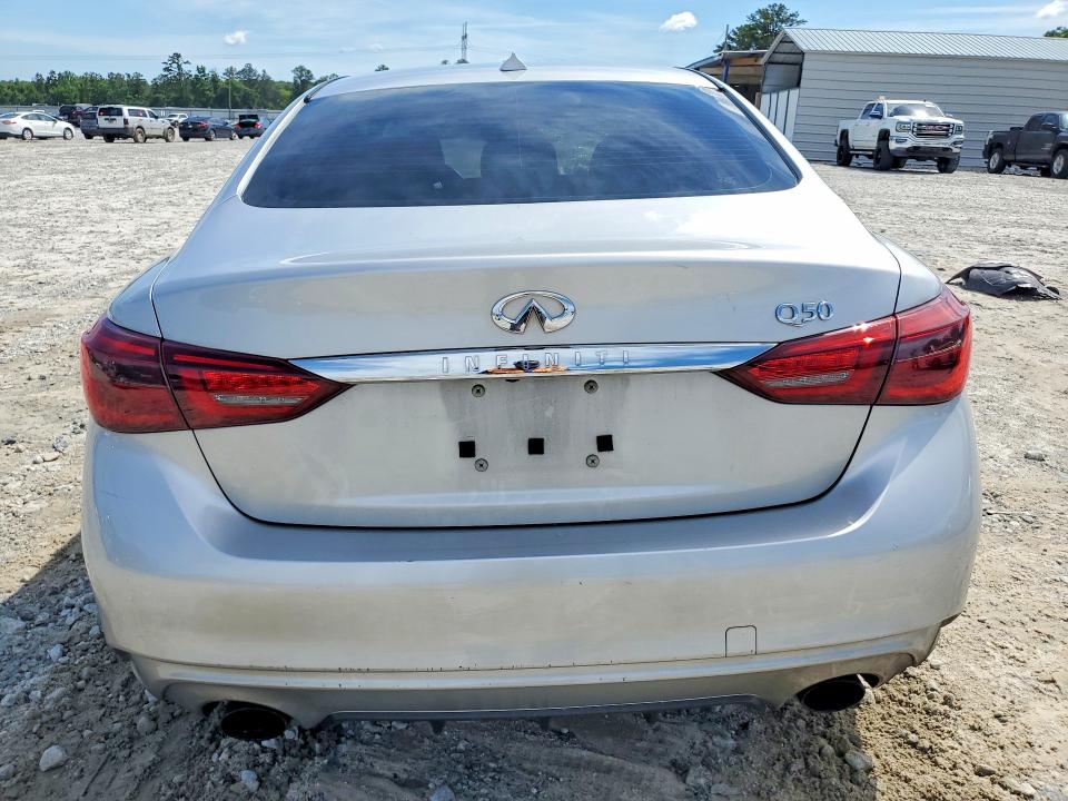2018 Infiniti Q50 მანქანა იყიდება აუქციონზე, vin: JN1EV7APXJM365634, აუქციონის ნომერი: 57395536