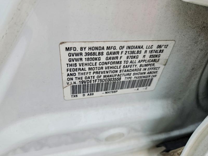 Продажа на аукционе авто 2013 Acura Ilx, vin: 19VDE1F75DE003558, номер лота: 56652946