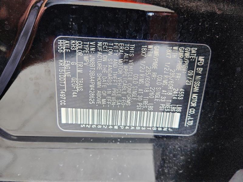 56051976 :رقم المزاد ، JN8BT3BA4PW428625 vin ، 2023 Nissan Rogue مزاد بيع