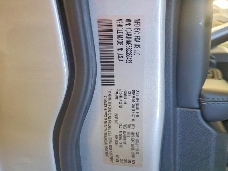 Auction sale of the 2025 Jeep Grand Cherokee, vin: 1C4RJHAG5SC353432, lot number: 55410376