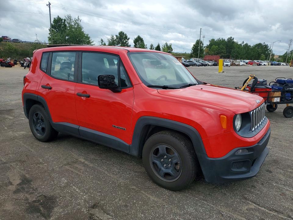 58536126 :رقم المزاد ، ZACCJAAB7JPG84573 vin ، 2018 Jeep Renegade مزاد بيع