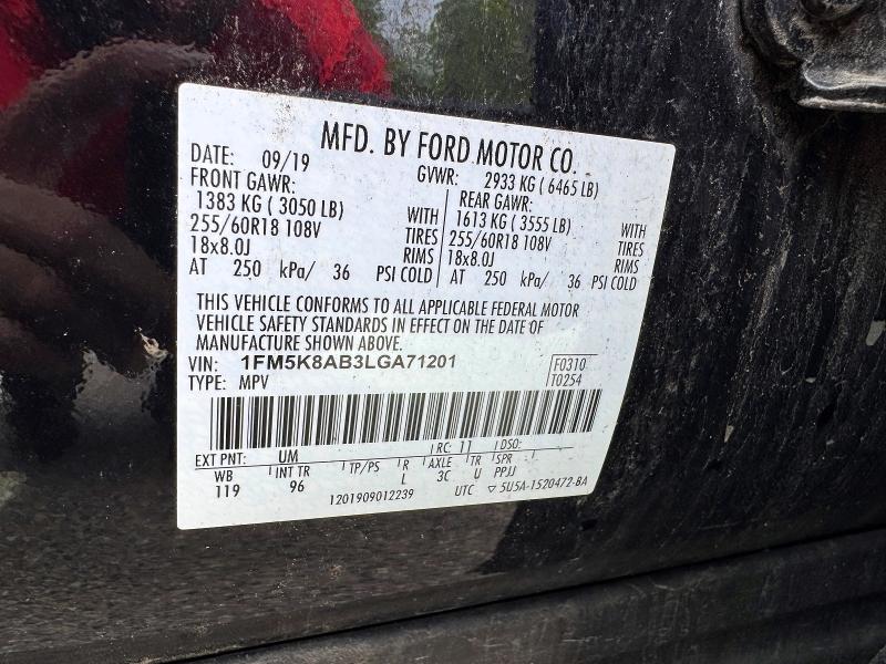 Продажа на аукционе авто 2020 Ford Explorer, vin: 1FM5K8AB3LGA71201, номер лота: 59101366