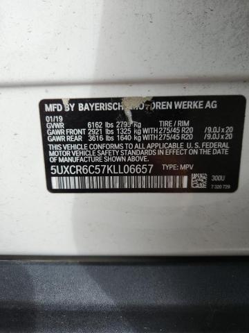 Продажа на аукционе авто 2019 Bmw X5, vin: 5UXCR6C57KLL06657, номер лота: 58847436