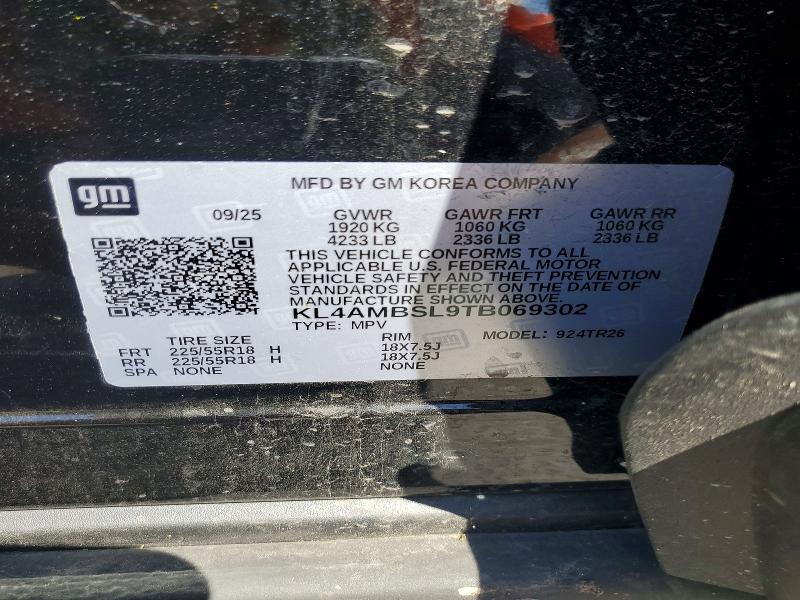 Aukcja sprzedaży 2026 Buick Encore Gx, vin: KL4AMBSL9TB069302, numer aukcji: 56349736