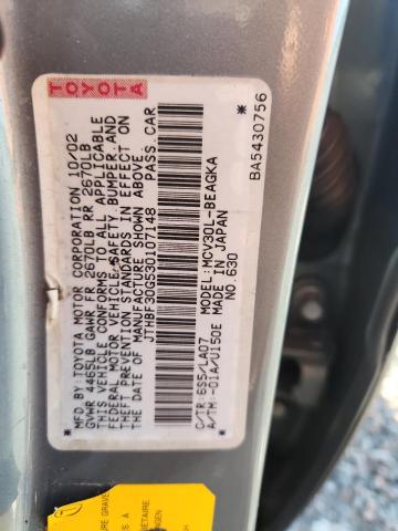 Продажа на аукционе авто 2003 Lexus Es, vin: JTHBF30G530107148, номер лота: 56389986