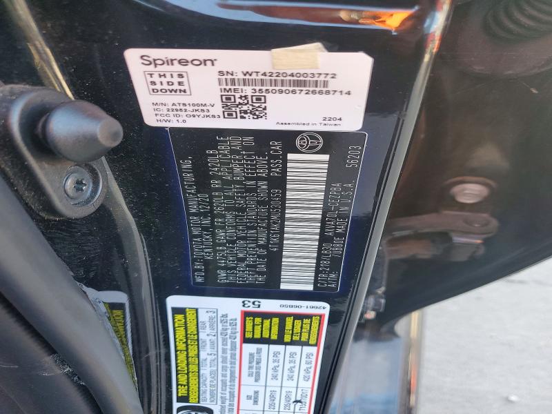 Продажа на аукционе авто 2021 Toyota Camry, vin: 4T1K61AK2MU530459, номер лота: 56871886