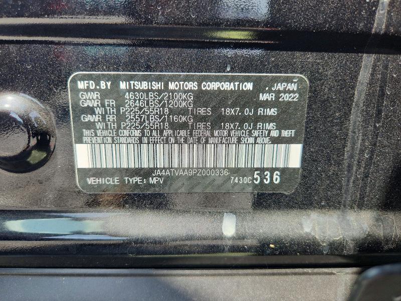 Aukcja sprzedaży 2023 Mitsubishi Eclipse Cross, vin: JA4ATVAA9PZ000336, numer aukcji: 55886146