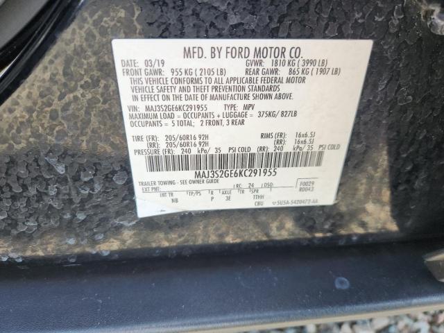 Aukcja sprzedaży 2019 Ford Ecosport, vin: MAJ3S2GE6KC291955, numer aukcji: 58209696