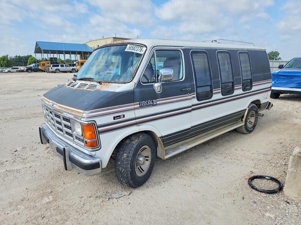 58582376 :رقم المزاد ، 2B6HB21Y7KK366637 vin ، 1989 Dodge Ram Van مزاد بيع