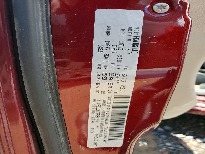 57111656 :رقم المزاد ، 2C4RDGCG8HR786483 vin ، 2017 Dodge Grand Caravan مزاد بيع