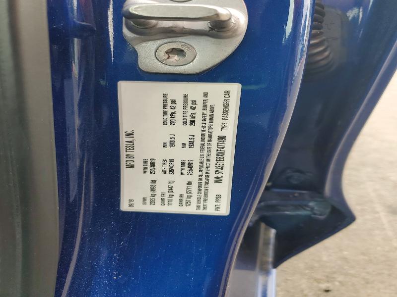 Aukcja sprzedaży 2019 Tesla Model 3, vin: 5YJ3E1EBXKF477490, numer aukcji: 55601746