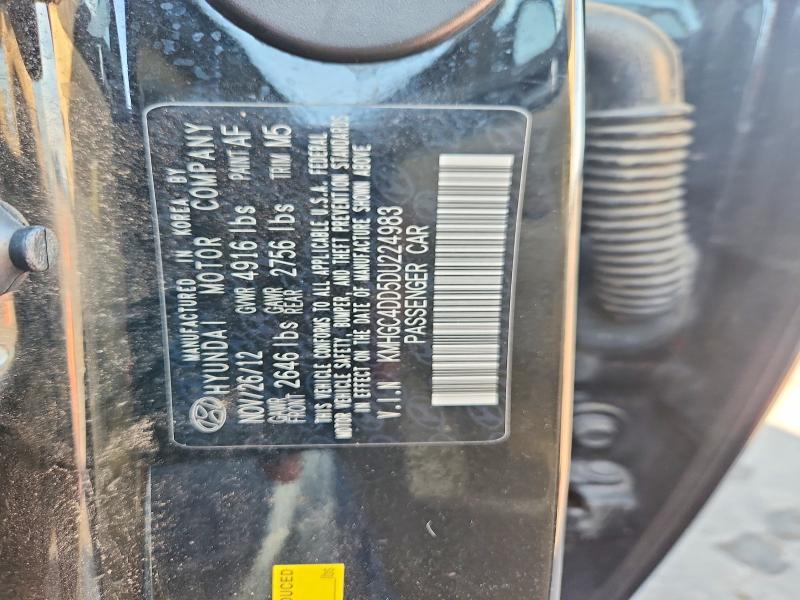 56467406 :رقم المزاد ، KMHGC4DD5DU224983 vin ، 2013 Hyundai Genesis مزاد بيع