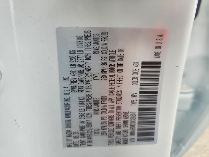 56738426 :رقم المزاد ، 7MMVABDM0SN388607 vin ، 2025 Mazda Cx-50 مزاد بيع