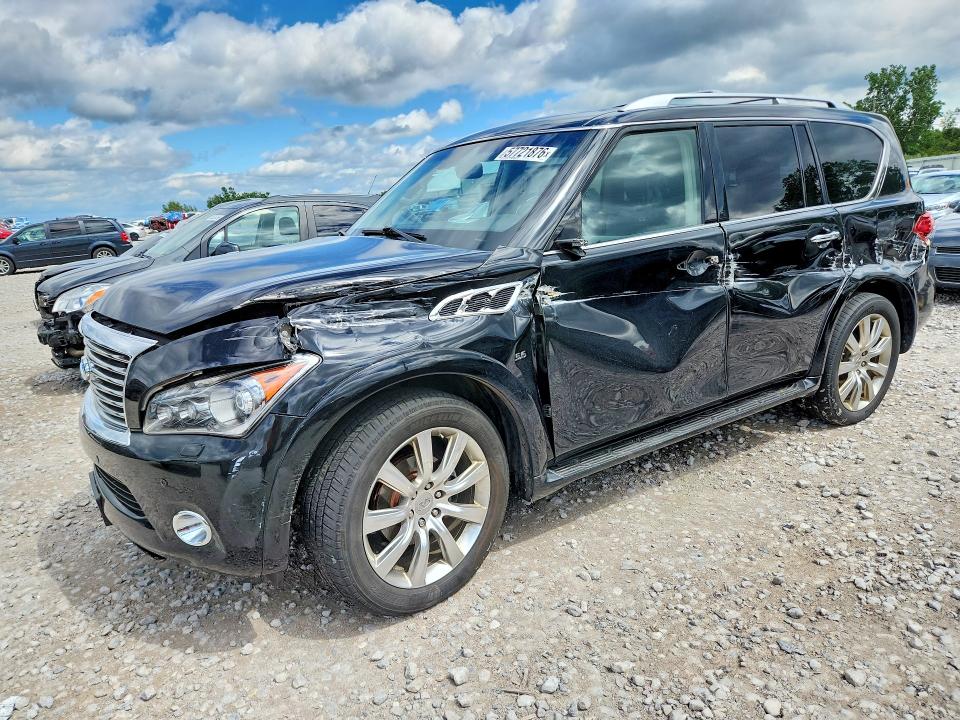 57721876 :رقم المزاد ، JN8AZ2NC6E9352256 vin ، 2014 Infiniti Qx80 مزاد بيع