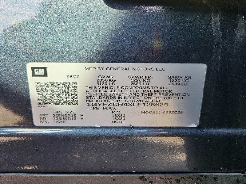 Продажа на аукционе авто 2020 Cadillac Xt4, vin: 1GYFZCR43LF126629, номер лота: 55427496