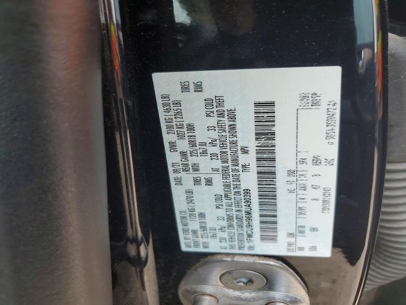 Продажа на аукционе авто 2021 Ford Escape, vin: 1FMCU9H96MUA90399, номер лота: 56617826