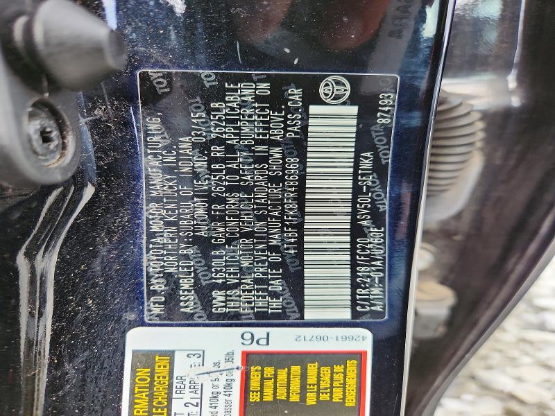 57904126 :رقم المزاد ، 4T4BF1FK8FR486968 vin ، 2015 Toyota Camry مزاد بيع