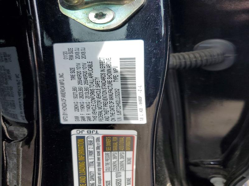Продажа на аукционе авто 2020 Acura Rdx, vin: 5J8TC2H62LL032252, номер лота: 56540276