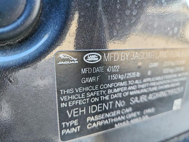 Aukcja sprzedaży 2022 Jaguar Xf, vin: SAJBL4GX4NCY91251, numer aukcji: 57259746