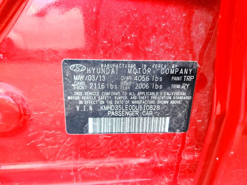 Продажа на аукционе авто 2013 Hyundai Elantra Gt, vin: KMHD35LE0DU110828, номер лота: 58105026