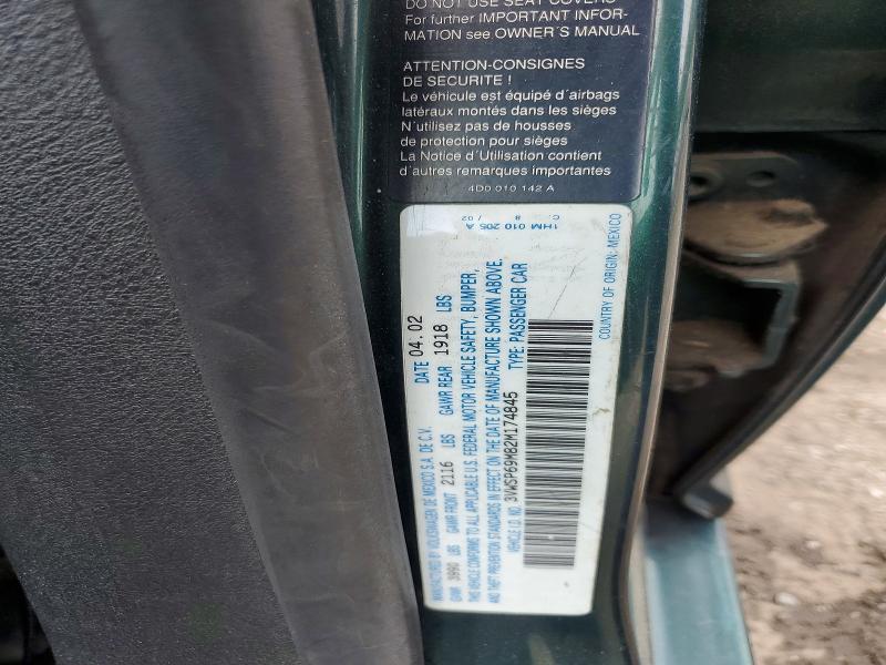 Продажа на аукционе авто 2002 Volkswagen Jetta, vin: 3VWSP69M82M174845, номер лота: 56772036