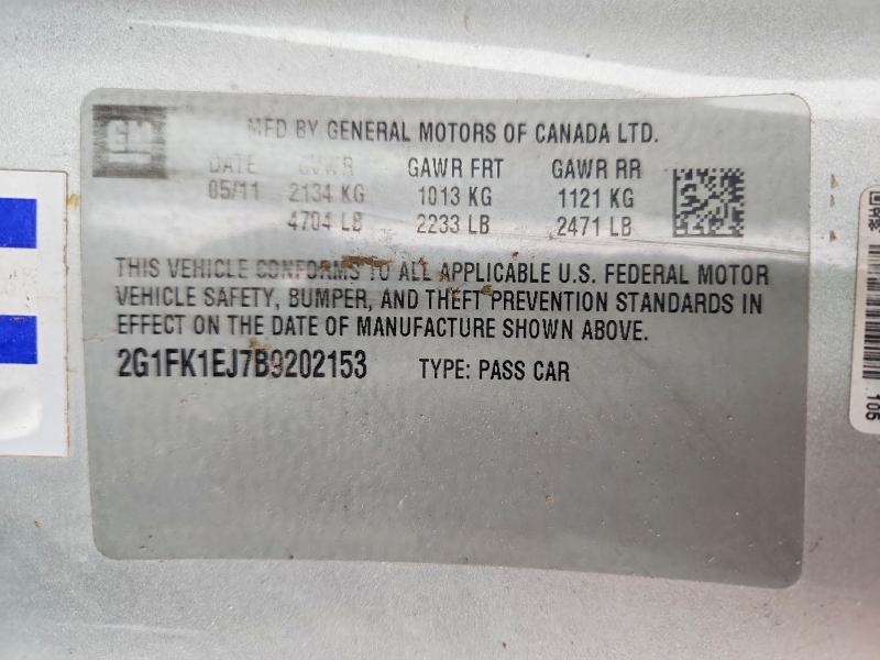Продажа на аукционе авто 2011 Chevrolet Camaro, vin: 2G1FK1EJ7B9202153, номер лота: 57476826