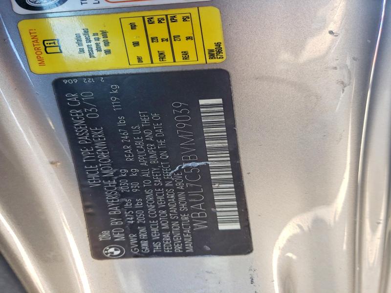 Aukcja sprzedaży 2011 Bmw 128, vin: WBAUL7C53BVM79039, numer aukcji: 56453866